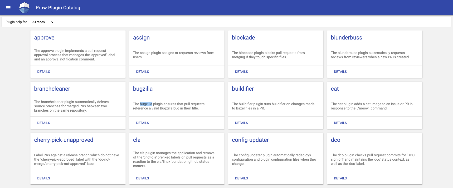 Prow plugins alt text